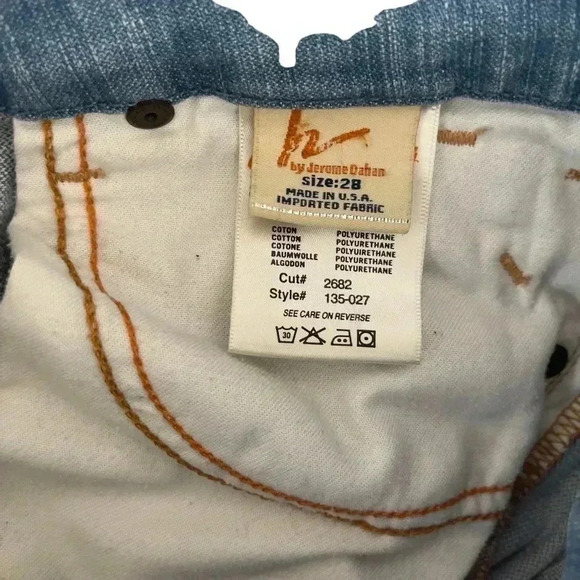 Citizens of Humanity Low Rise Flare Blue Wash Denim Stretch Jeans Size  28 - Picture 9 of 9